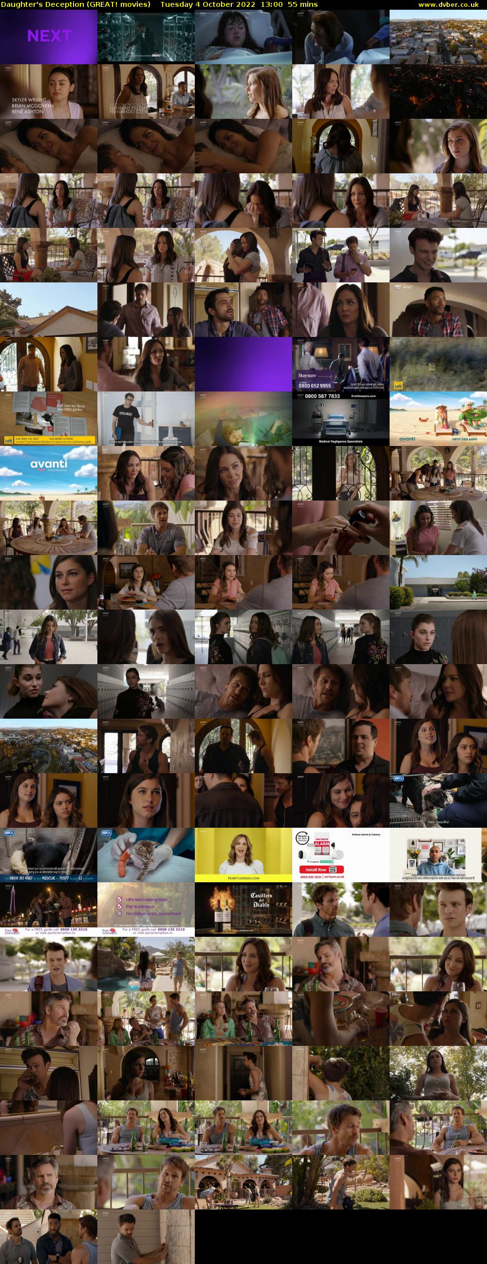 Daughter's Deception (GREAT! movies) Tuesday 4 October 2022 13:00 - 13:55