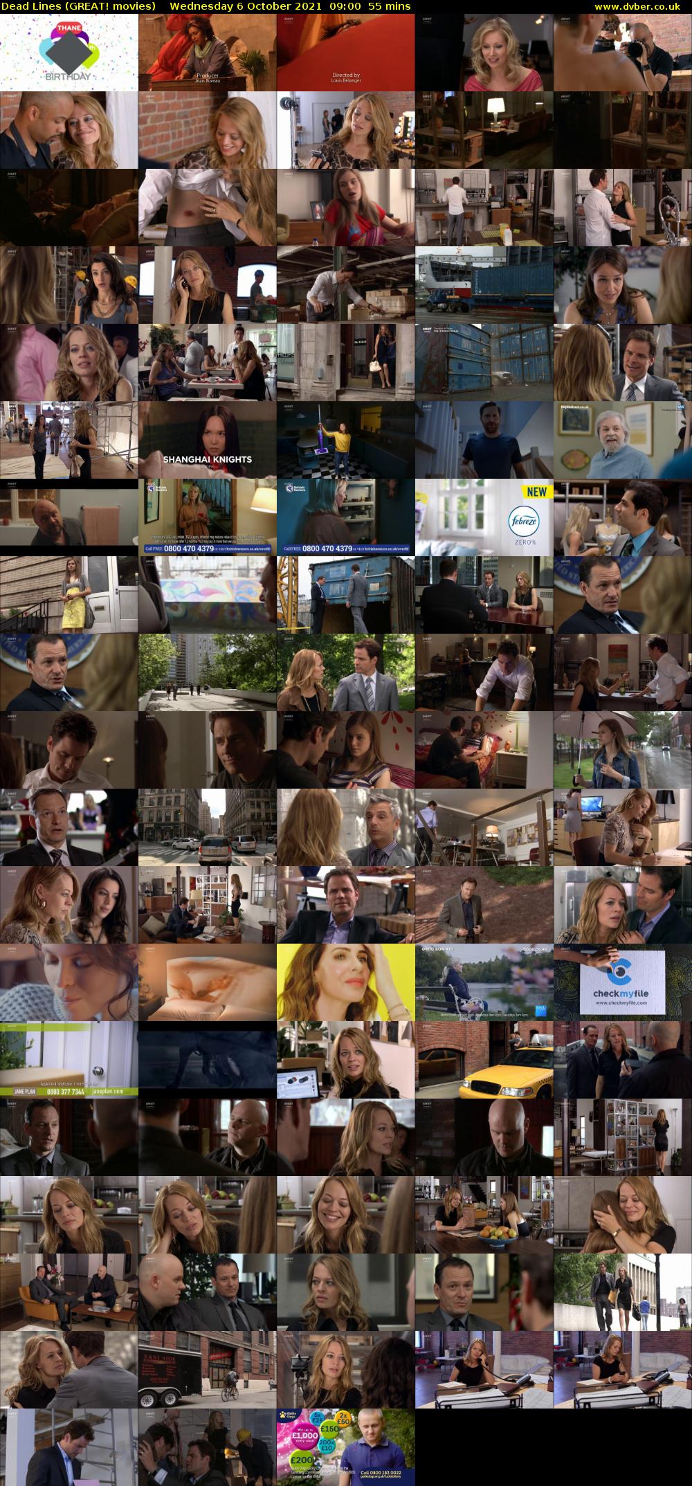 Dead Lines (GREAT! movies) Wednesday 6 October 2021 09:00 - 09:55