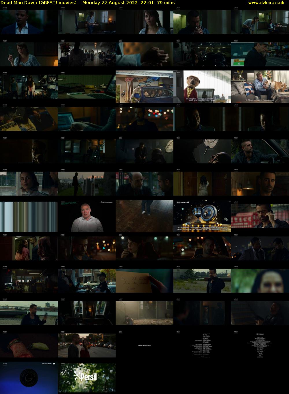 Dead Man Down (GREAT! movies) Monday 22 August 2022 22:01 - 23:20