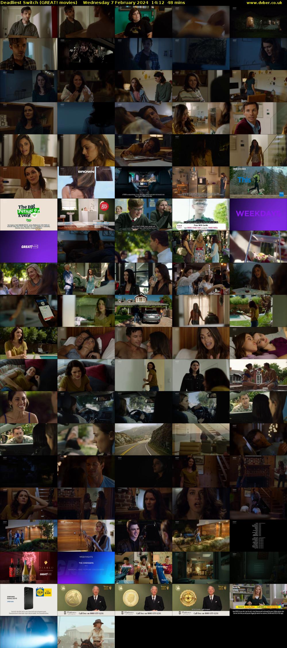 Deadliest Switch (GREAT! movies) Wednesday 7 February 2024 14:12 - 15:00