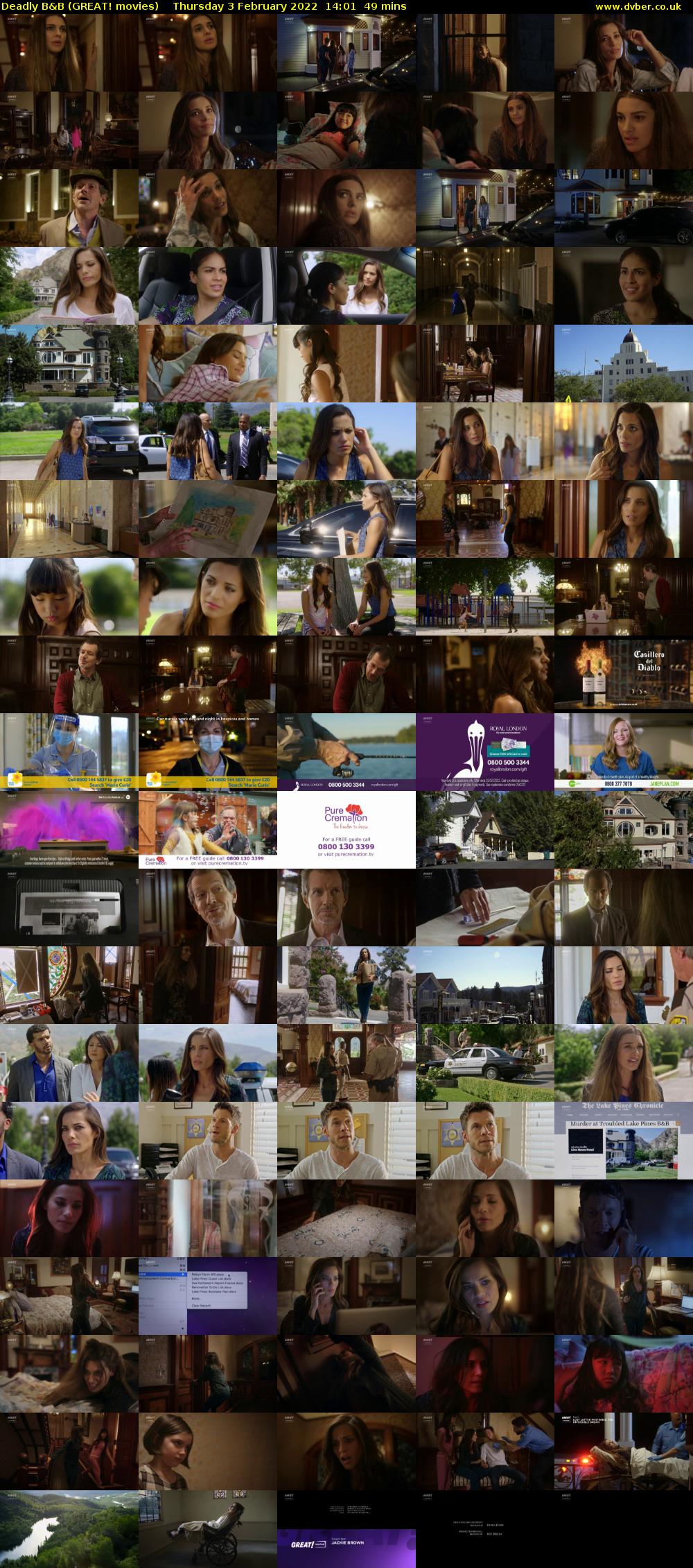 Deadly B&B (GREAT! movies) Thursday 3 February 2022 14:01 - 14:50