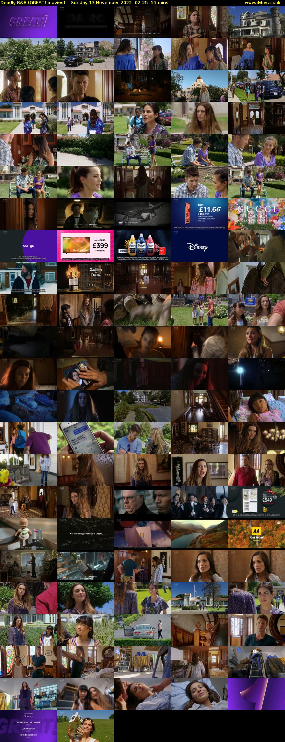 Deadly B&B (GREAT! movies) Sunday 13 November 2022 02:25 - 03:20