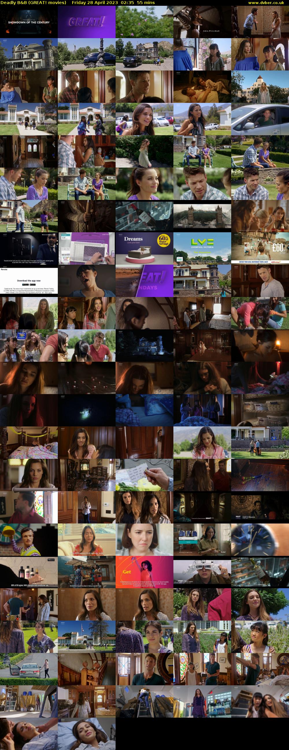 Deadly B&B (GREAT! movies) Friday 28 April 2023 02:35 - 03:30