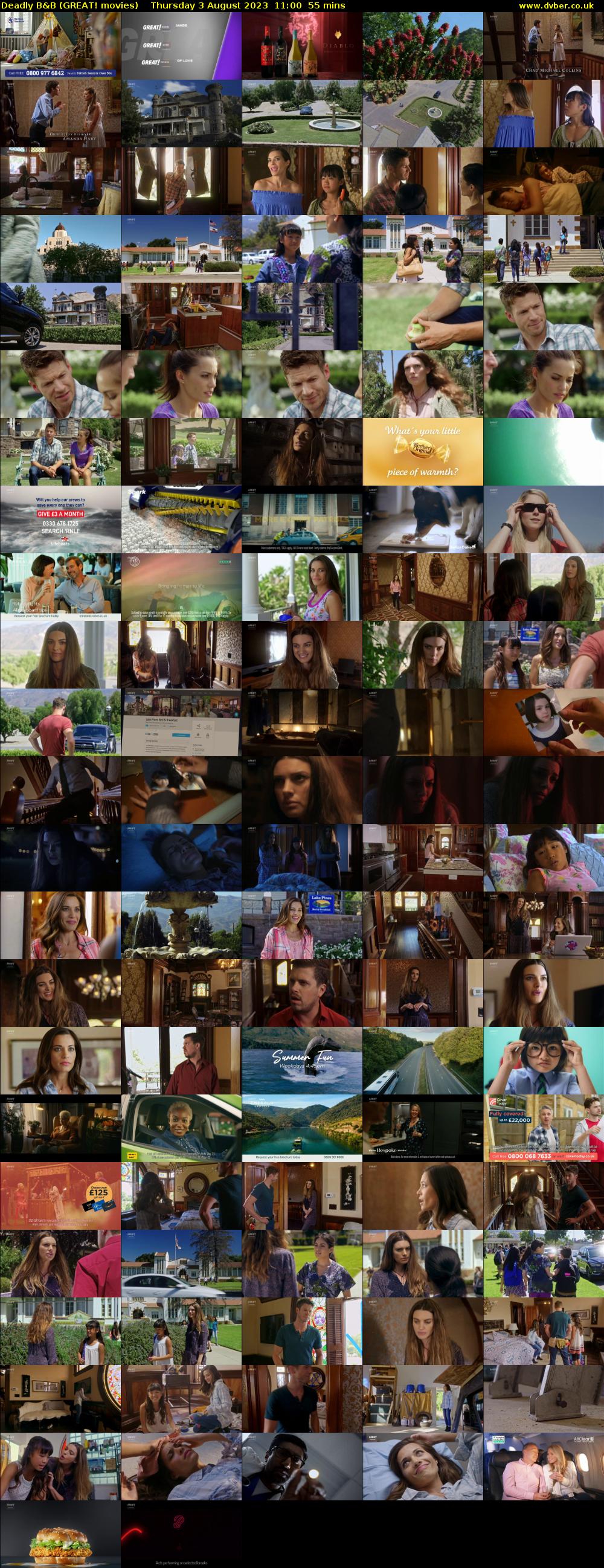 Deadly B&B (GREAT! movies) Thursday 3 August 2023 11:00 - 11:55