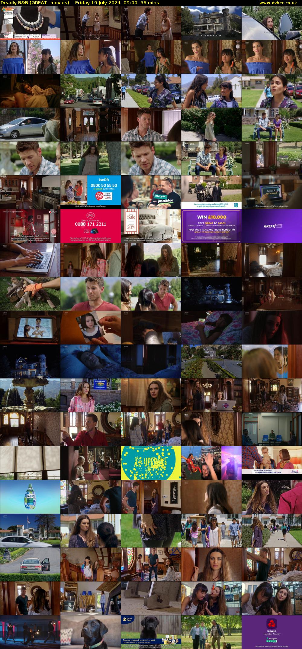 Deadly B&B (GREAT! movies) Friday 19 July 2024 09:00 - 09:56
