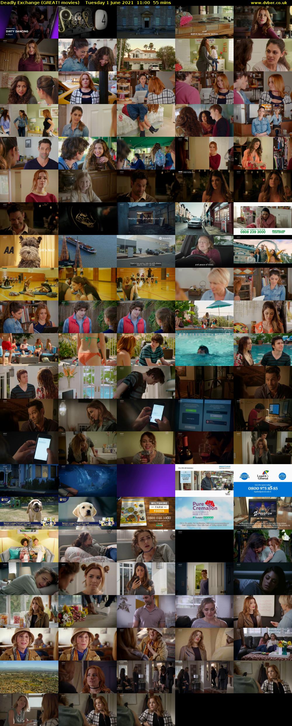 Deadly Exchange (GREAT! movies) Tuesday 1 June 2021 11:00 - 11:55