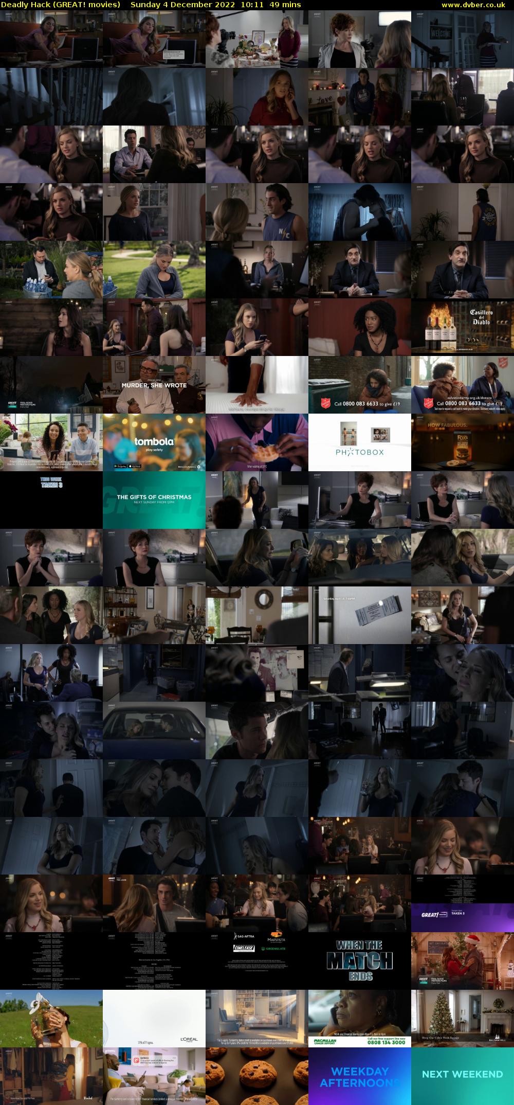 Deadly Hack (GREAT! movies) Sunday 4 December 2022 10:11 - 11:00