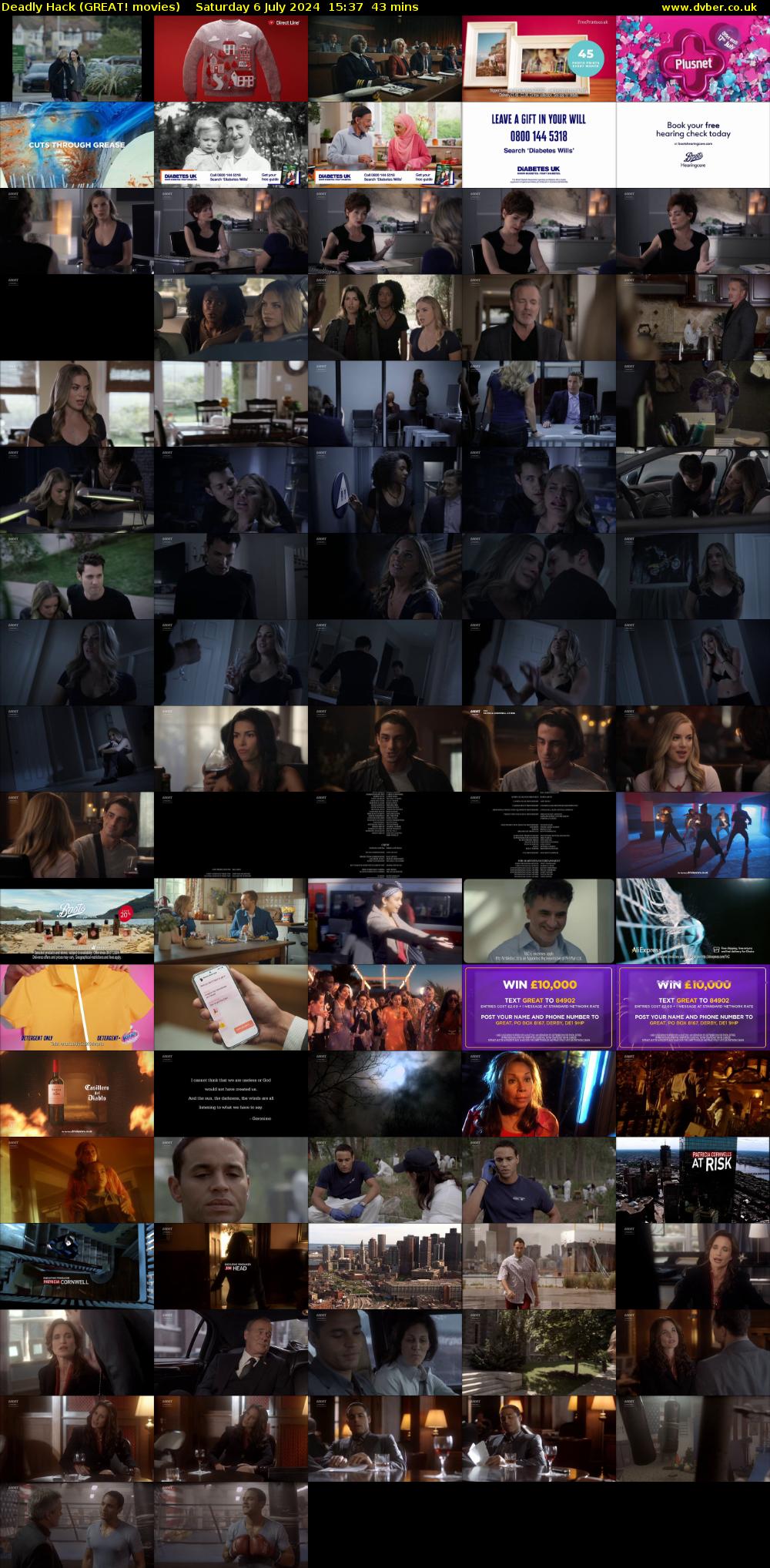 Deadly Hack (GREAT! movies) Saturday 6 July 2024 15:37 - 16:20