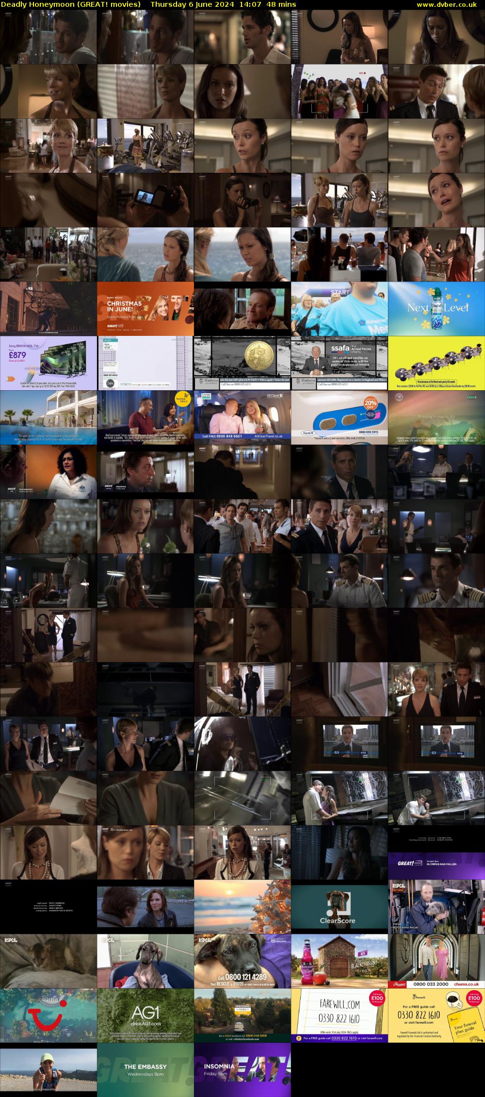 Deadly Honeymoon (GREAT! movies) Thursday 6 June 2024 14:07 - 14:55