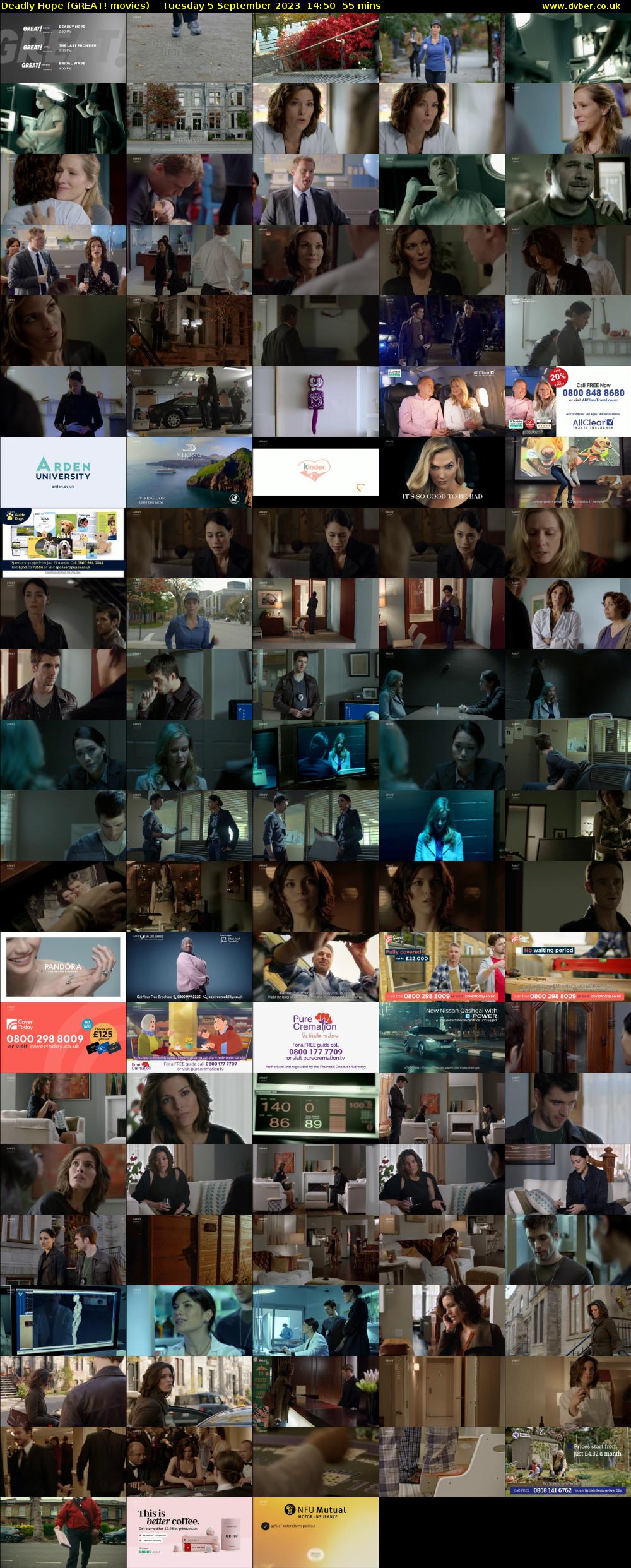 Deadly Hope (GREAT! movies) Tuesday 5 September 2023 14:50 - 15:45
