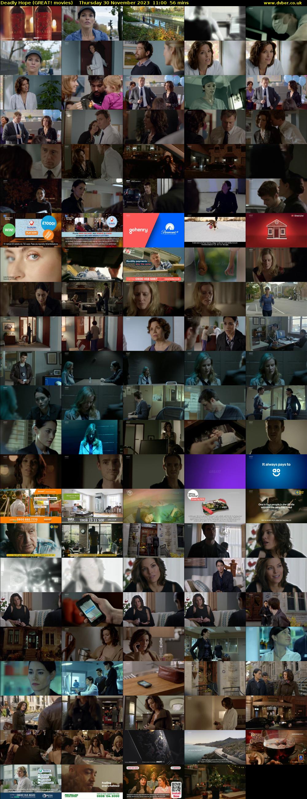 Deadly Hope (GREAT! movies) Thursday 30 November 2023 11:00 - 11:56