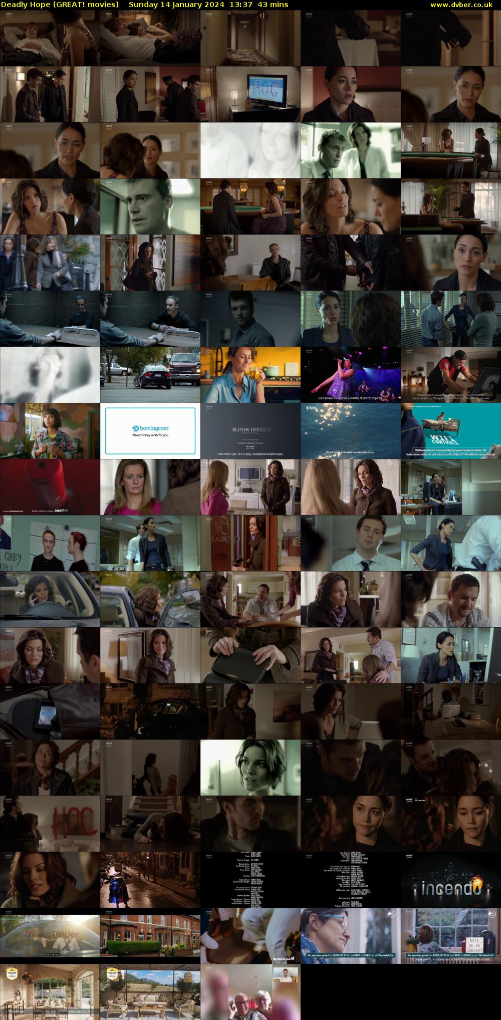 Deadly Hope (GREAT! movies) Sunday 14 January 2024 13:37 - 14:20