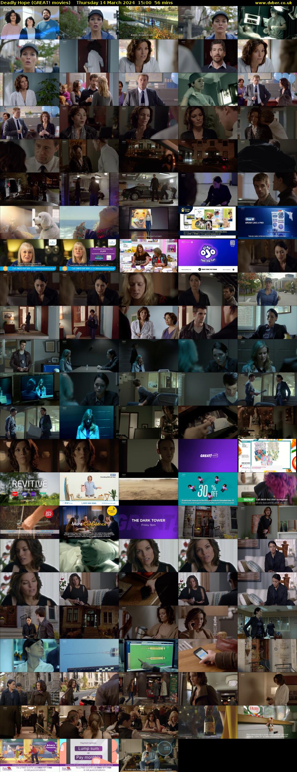 Deadly Hope (GREAT! movies) Thursday 14 March 2024 15:00 - 15:56