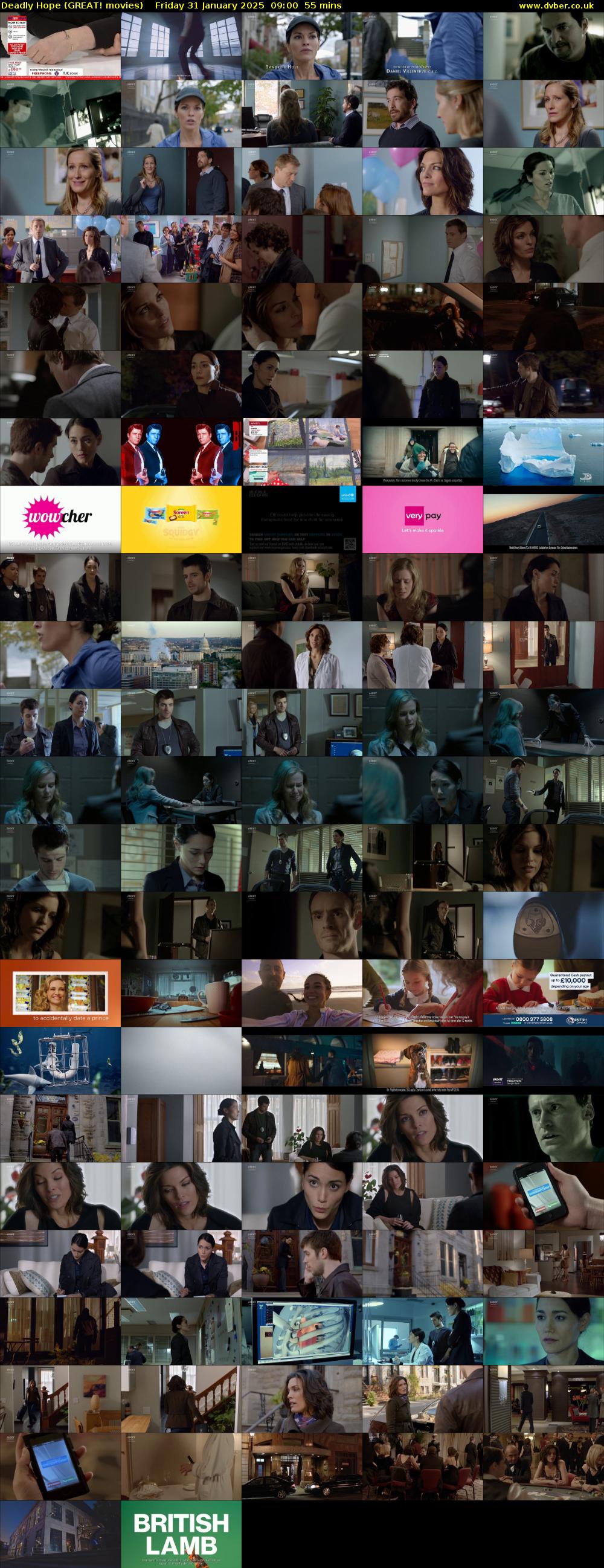 Deadly Hope (GREAT! movies) Friday 31 January 2025 09:00 - 09:55