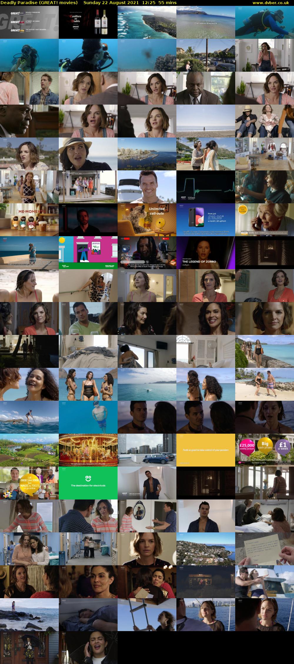 Deadly Paradise (GREAT! movies) Sunday 22 August 2021 12:25 - 13:20