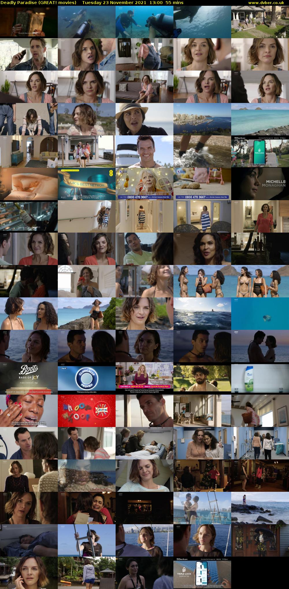 Deadly Paradise (GREAT! movies) Tuesday 23 November 2021 13:00 - 13:55