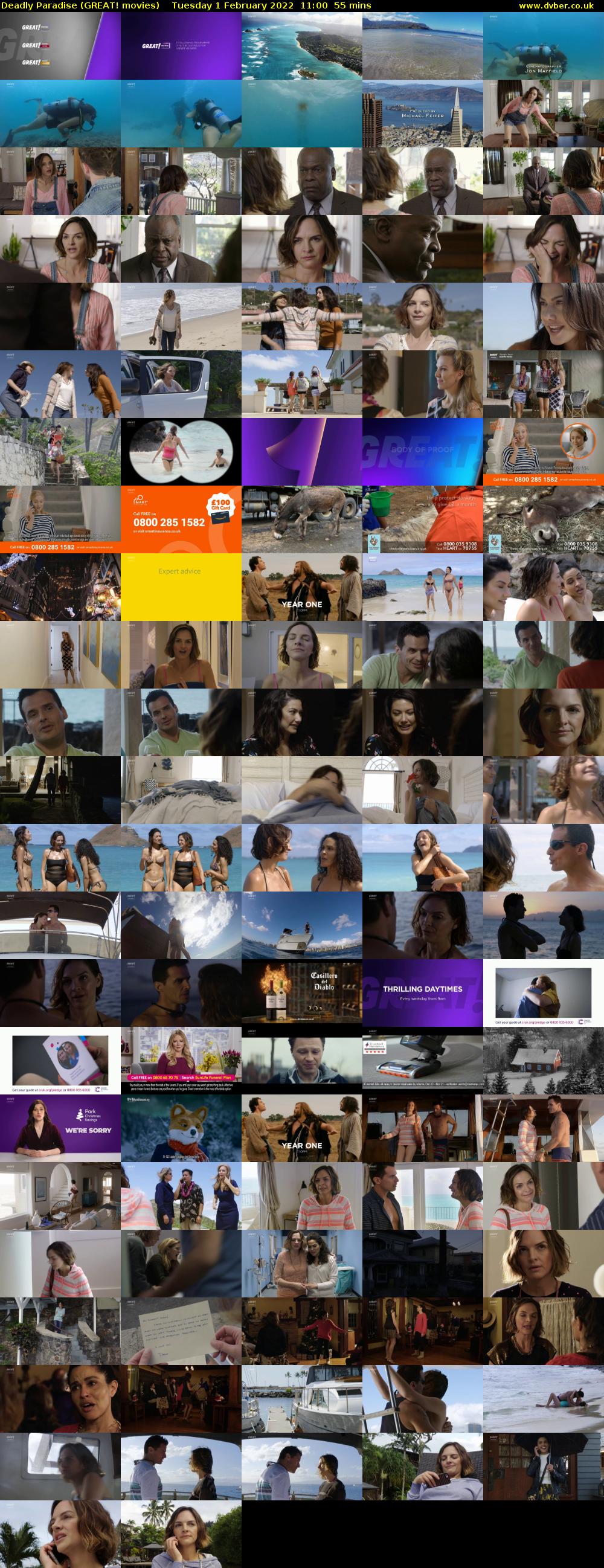 Deadly Paradise (GREAT! movies) Tuesday 1 February 2022 11:00 - 11:55