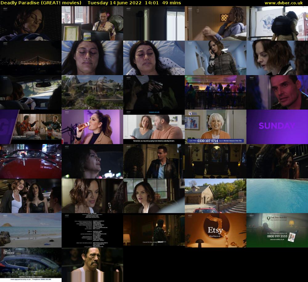 Deadly Paradise (GREAT! movies) Tuesday 14 June 2022 14:01 - 14:50