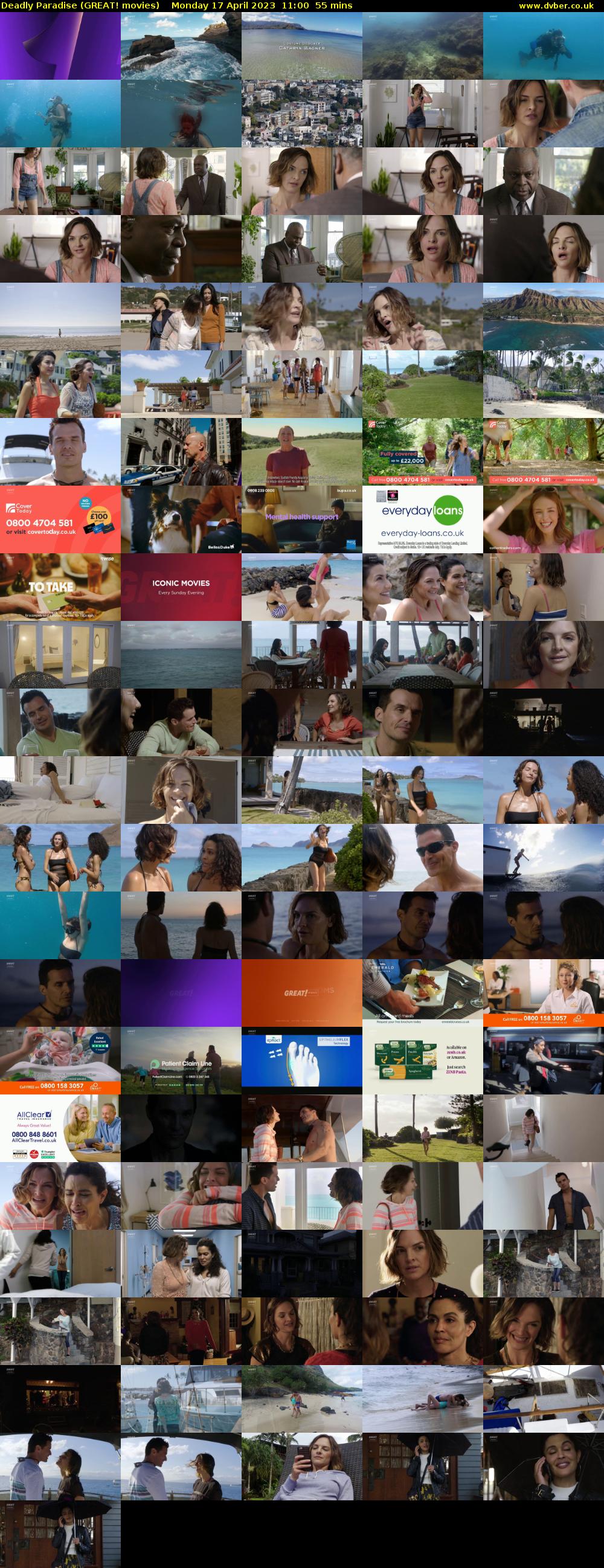 Deadly Paradise (GREAT! movies) Monday 17 April 2023 11:00 - 11:55