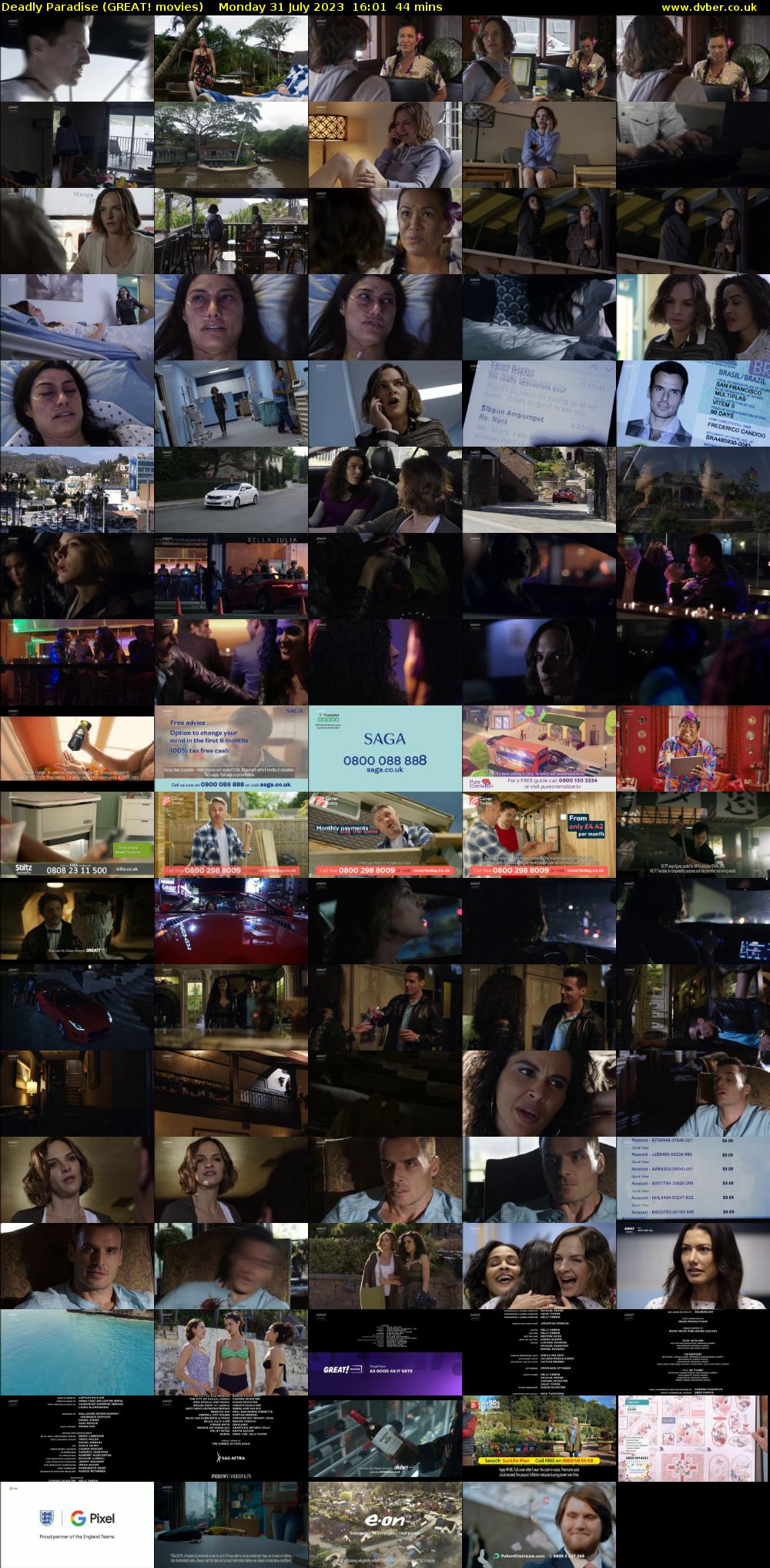 Deadly Paradise (GREAT! movies) Monday 31 July 2023 16:01 - 16:45
