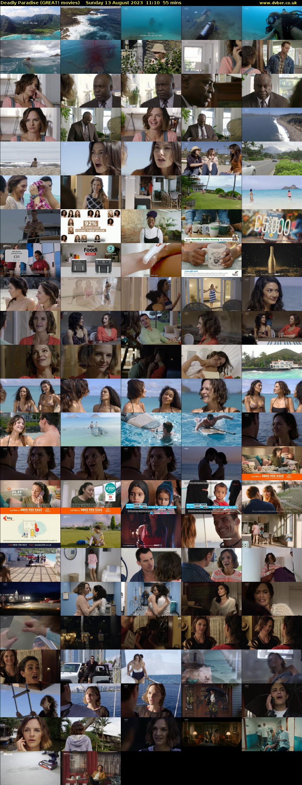 Deadly Paradise (GREAT! movies) Sunday 13 August 2023 11:10 - 12:05