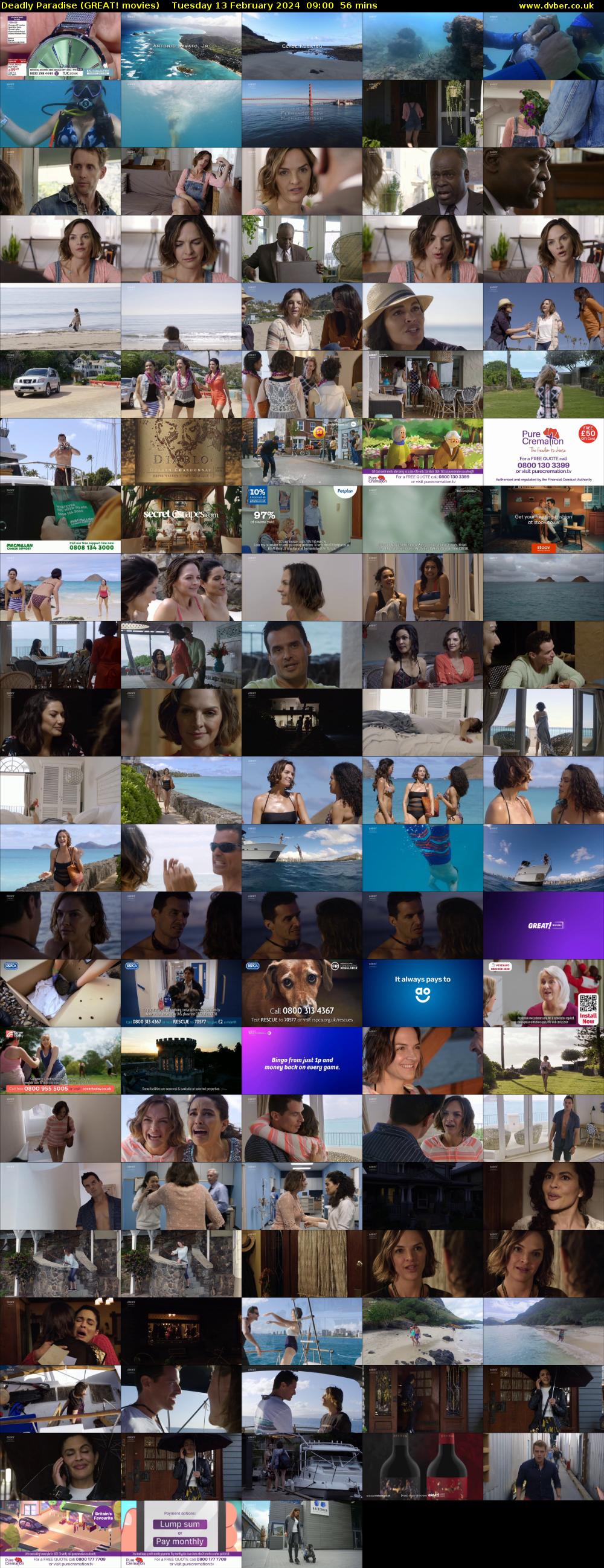 Deadly Paradise (GREAT! movies) Tuesday 13 February 2024 09:00 - 09:56