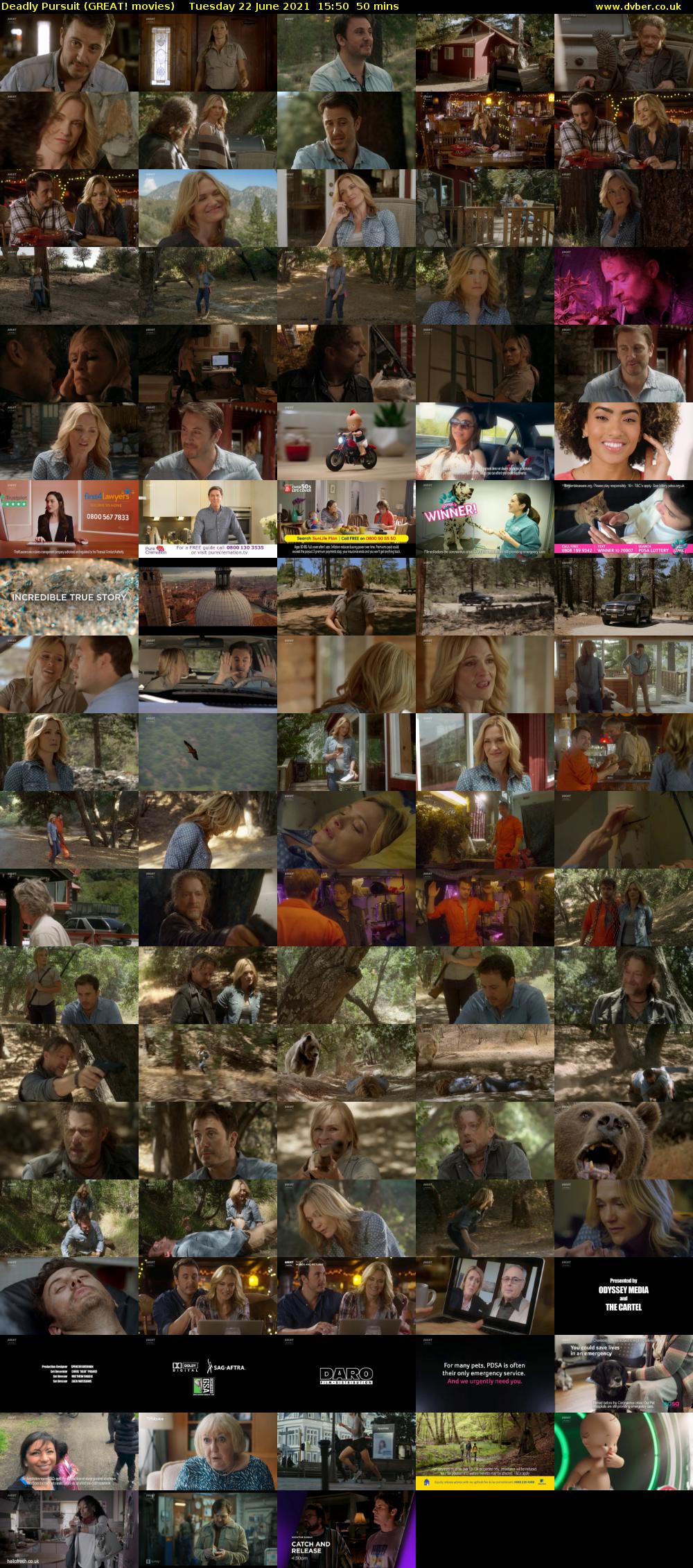 Deadly Pursuit (GREAT! movies) Tuesday 22 June 2021 15:50 - 16:40
