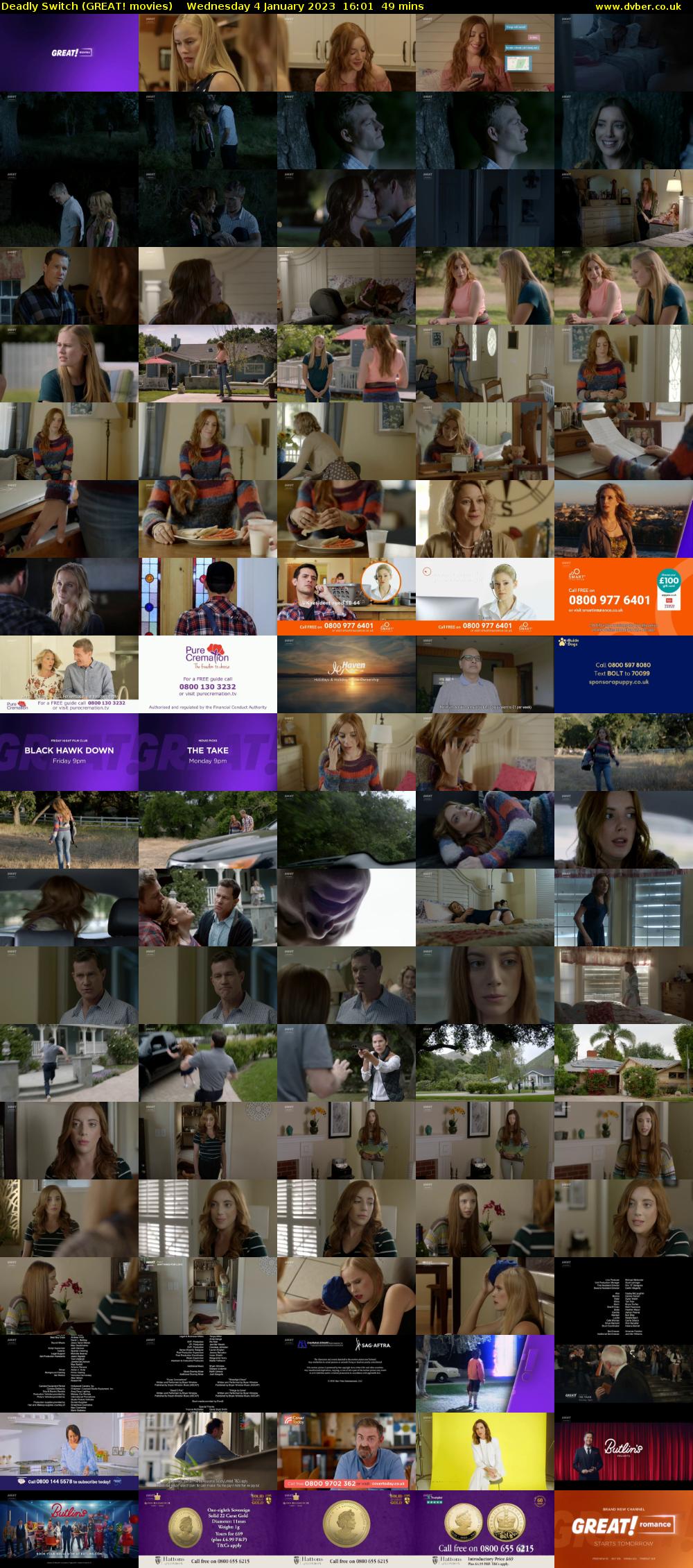 Deadly Switch (GREAT! movies) Wednesday 4 January 2023 16:01 - 16:50