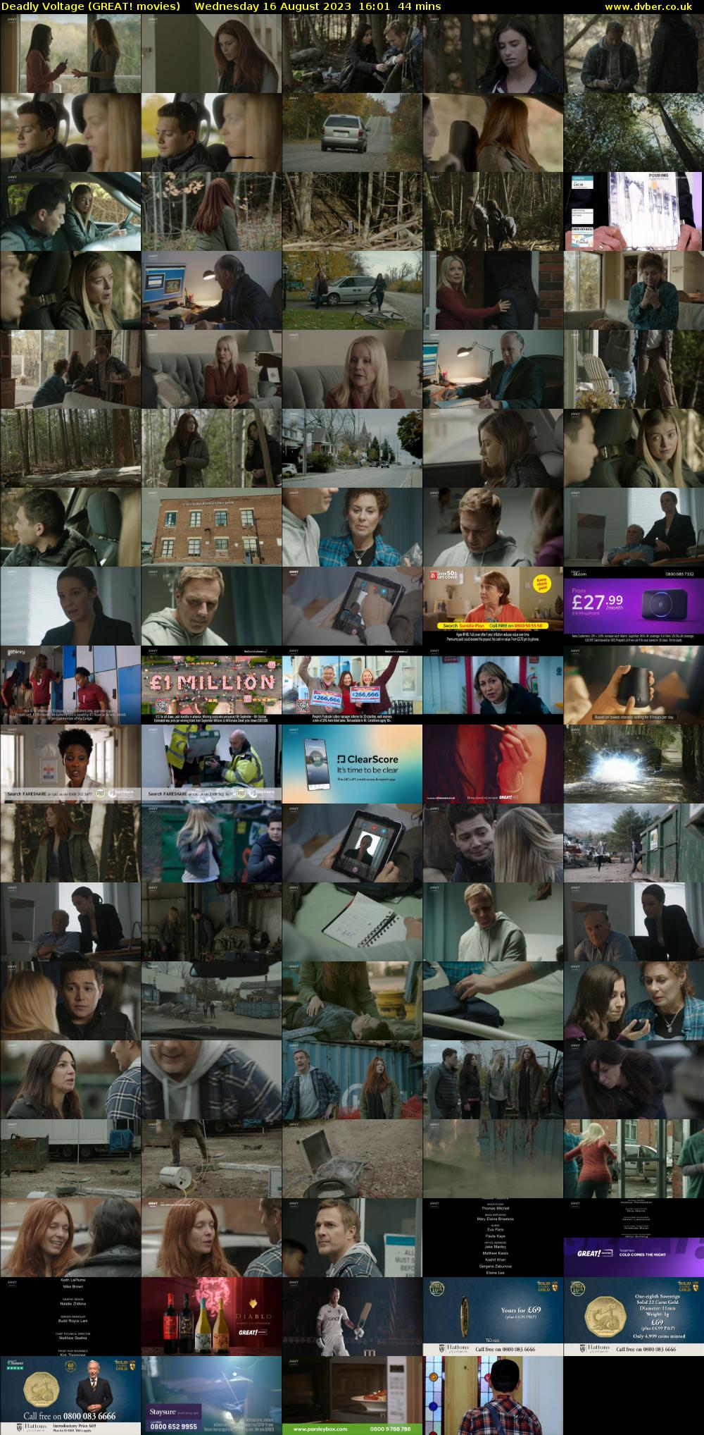 Deadly Voltage (GREAT! movies) Wednesday 16 August 2023 16:01 - 16:45