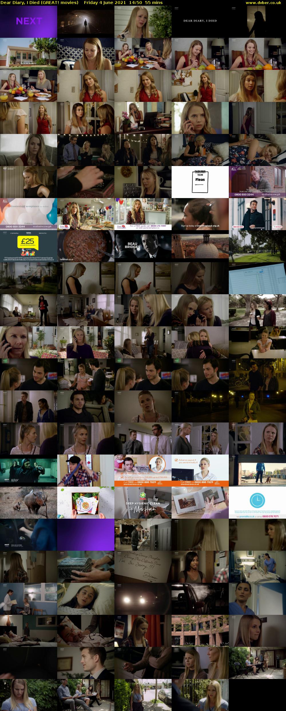 Dear Diary, I Died (GREAT! movies) Friday 4 June 2021 14:50 - 15:45
