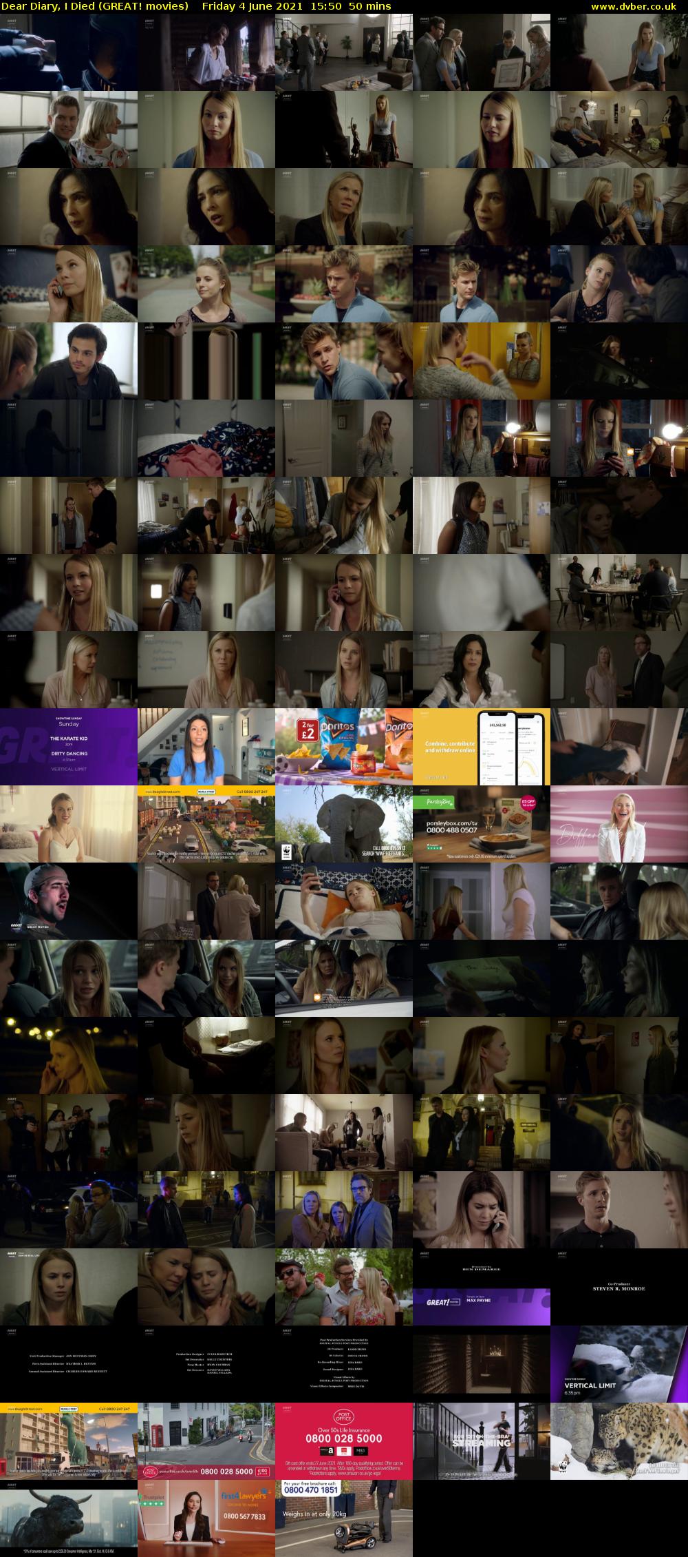 Dear Diary, I Died (GREAT! movies) Friday 4 June 2021 15:50 - 16:40