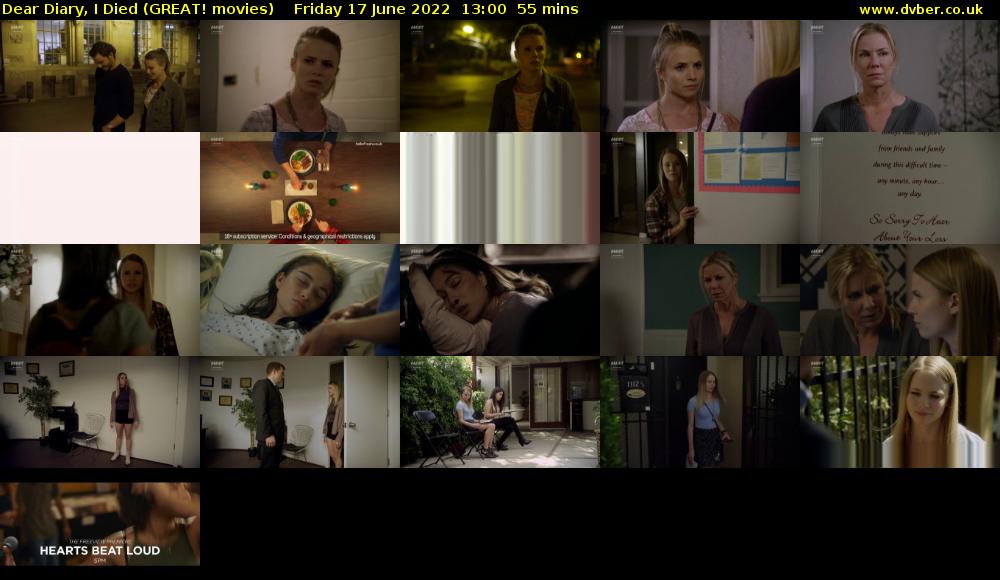 Dear Diary, I Died (GREAT! movies) Friday 17 June 2022 13:00 - 13:55
