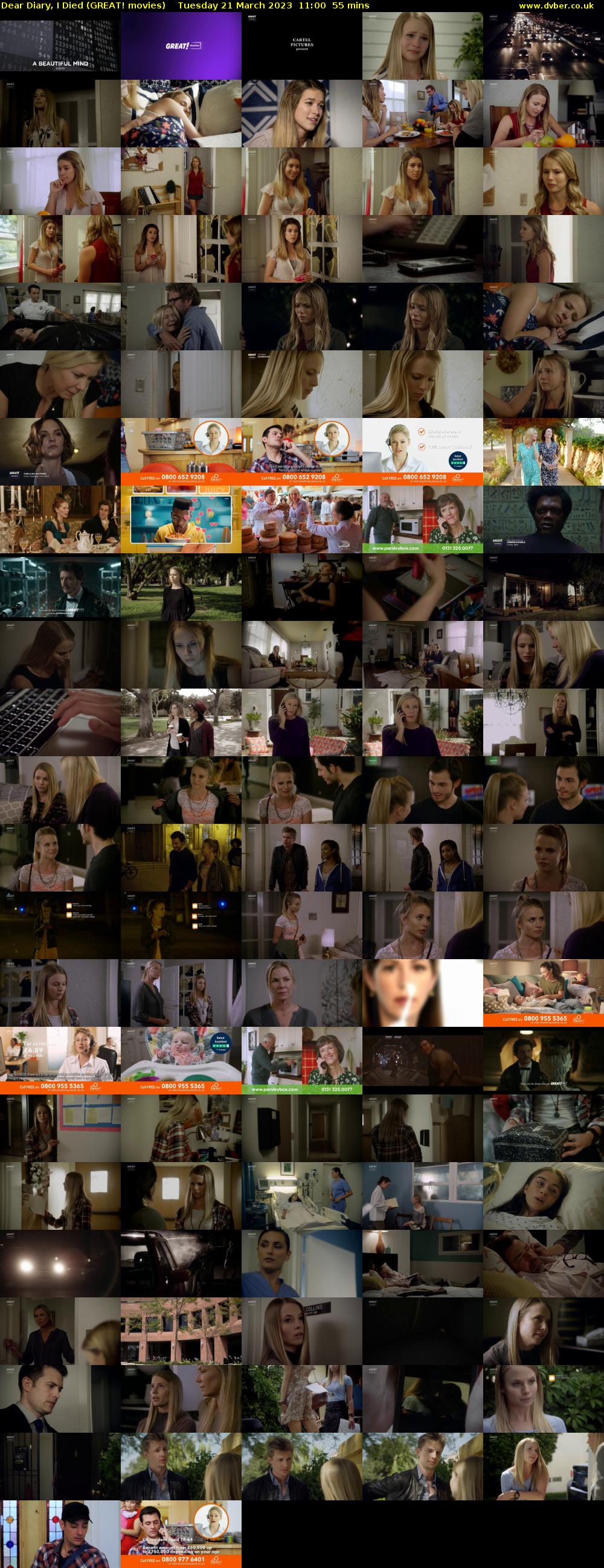 Dear Diary, I Died (GREAT! movies) Tuesday 21 March 2023 11:00 - 11:55