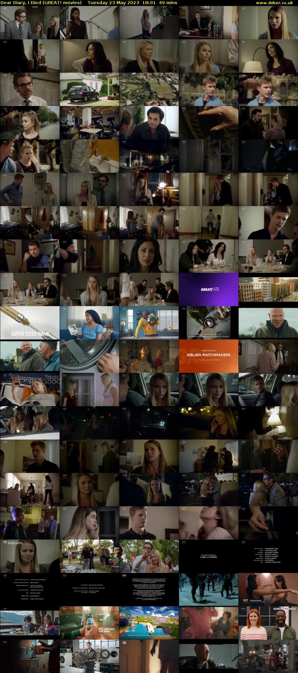 Dear Diary, I Died (GREAT! movies) Tuesday 23 May 2023 18:01 - 18:50