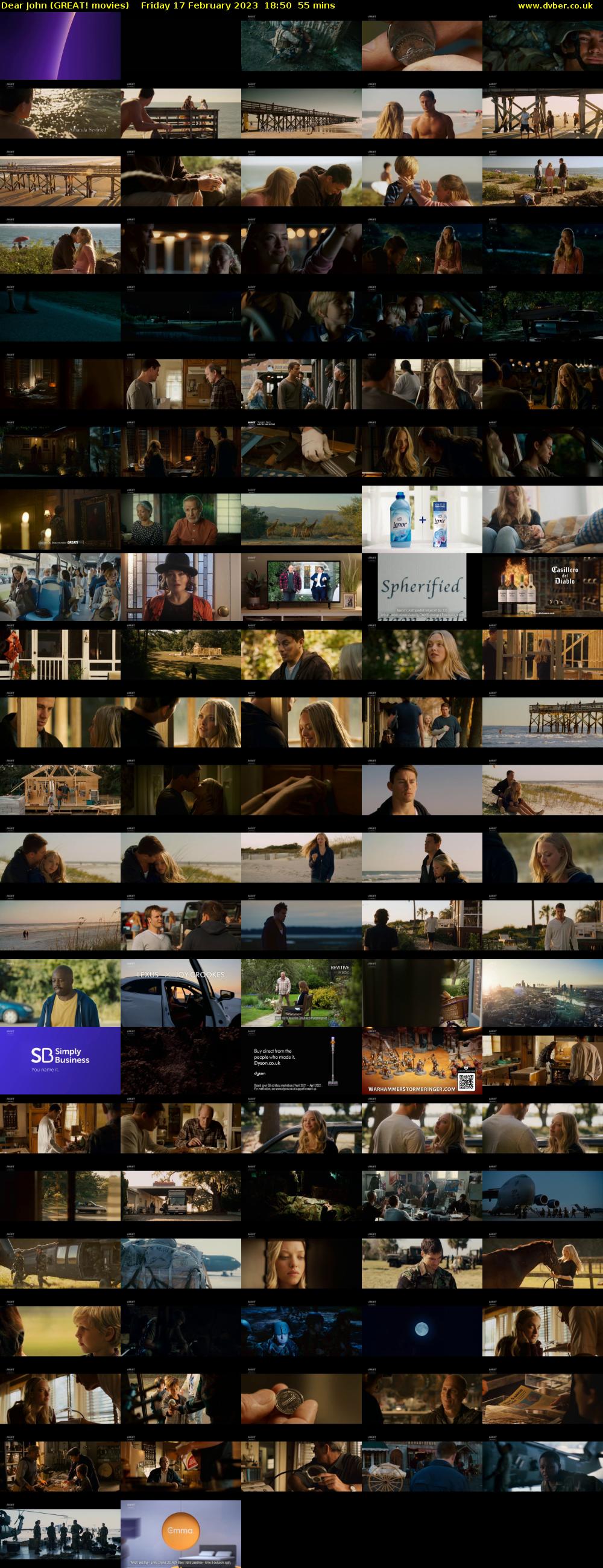 Dear John (GREAT! movies) Friday 17 February 2023 18:50 - 19:45