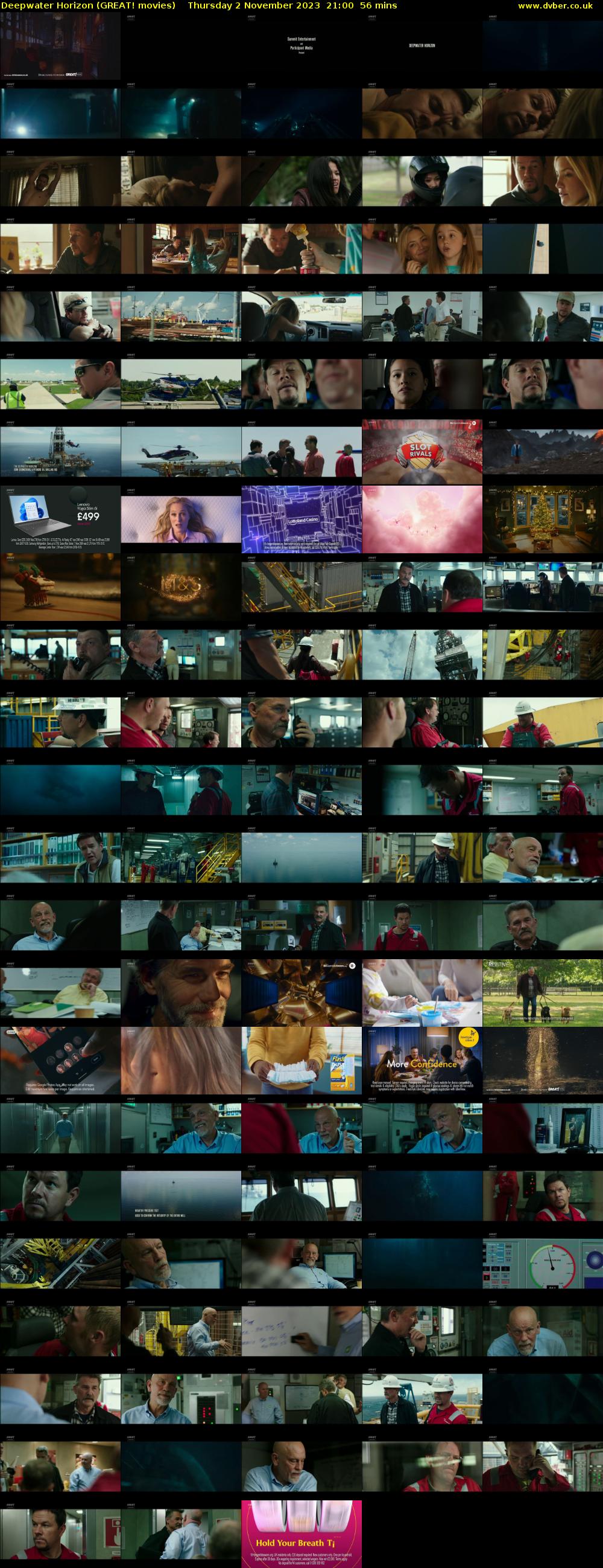 Deepwater Horizon (GREAT! movies) Thursday 2 November 2023 21:00 - 21:56