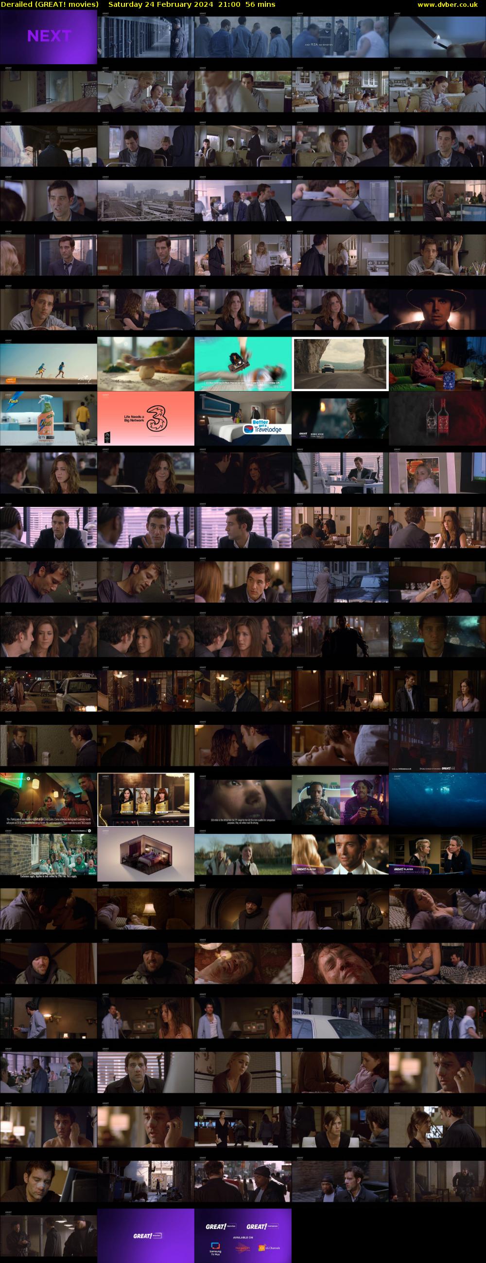 Derailed (GREAT! movies) Saturday 24 February 2024 21:00 - 21:56