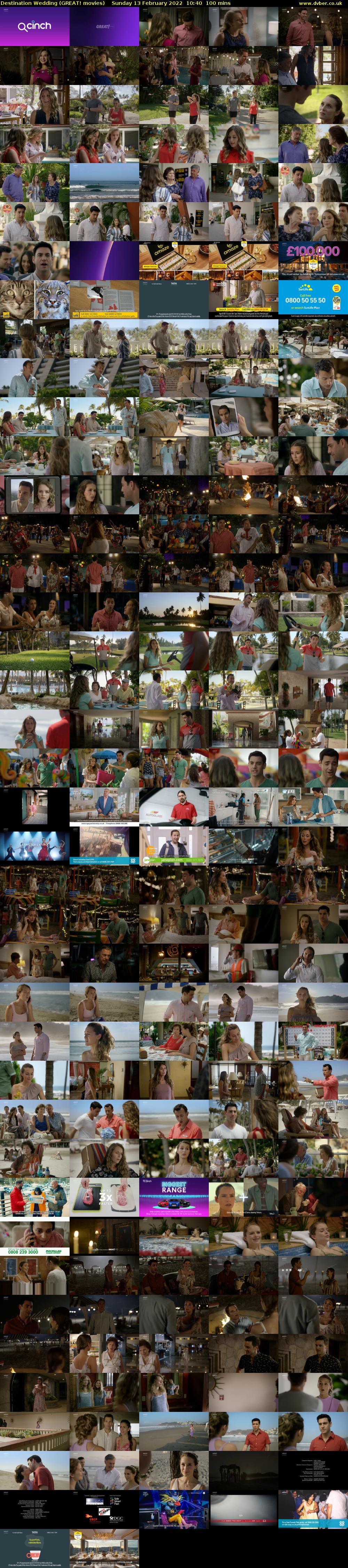 Destination Wedding (GREAT! movies) Sunday 13 February 2022 10:40 - 12:20