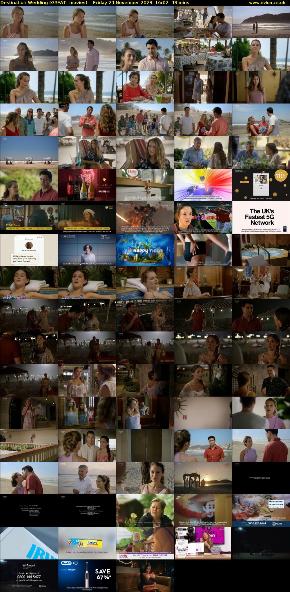 Destination Wedding (GREAT! movies) Friday 24 November 2023 16:02 - 16:45