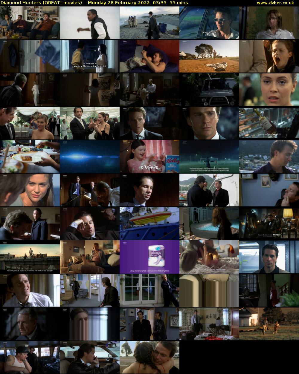 Diamond Hunters (GREAT! movies) Monday 28 February 2022 03:35 - 04:30