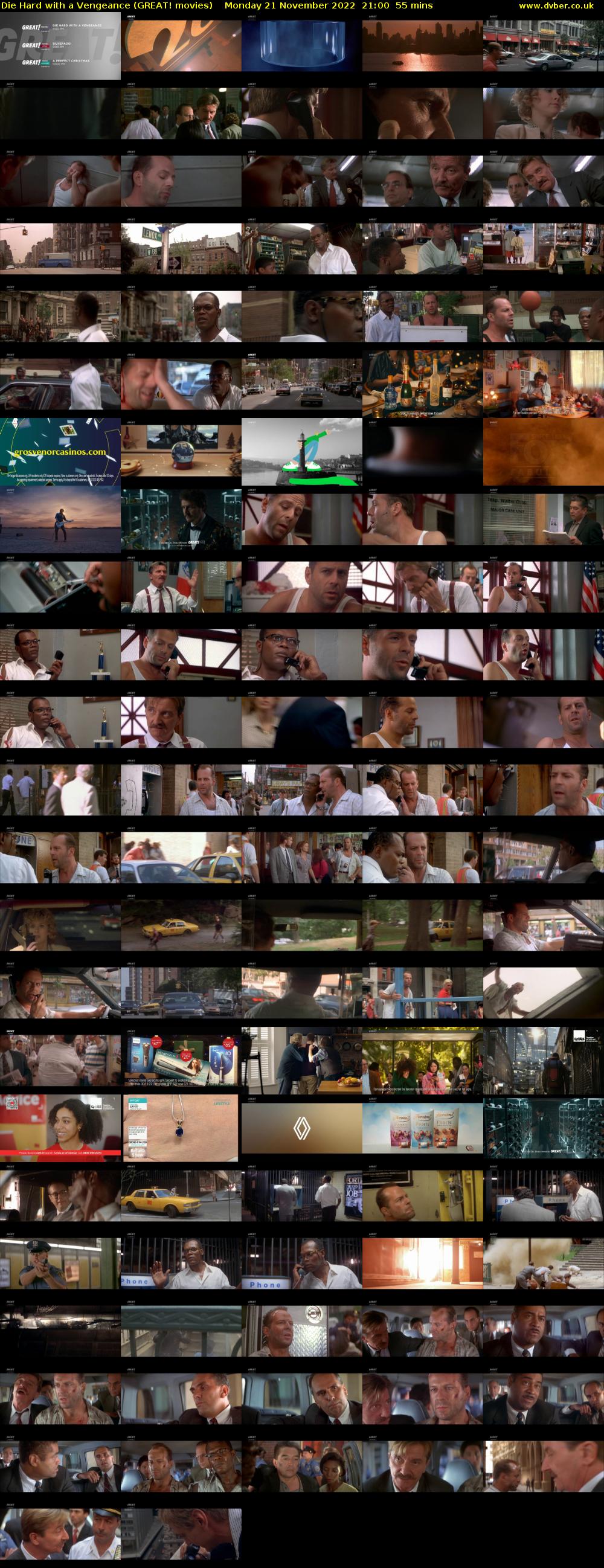 Die Hard with a Vengeance (GREAT! movies) Monday 21 November 2022 21:00 - 21:55