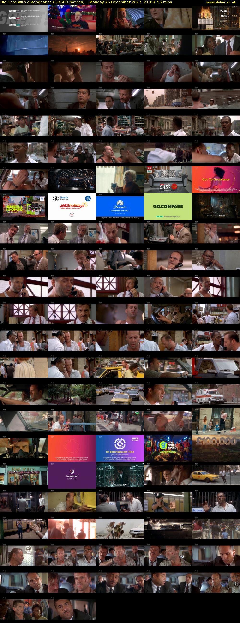 Die Hard with a Vengeance (GREAT! movies) Monday 26 December 2022 21:00 - 21:55