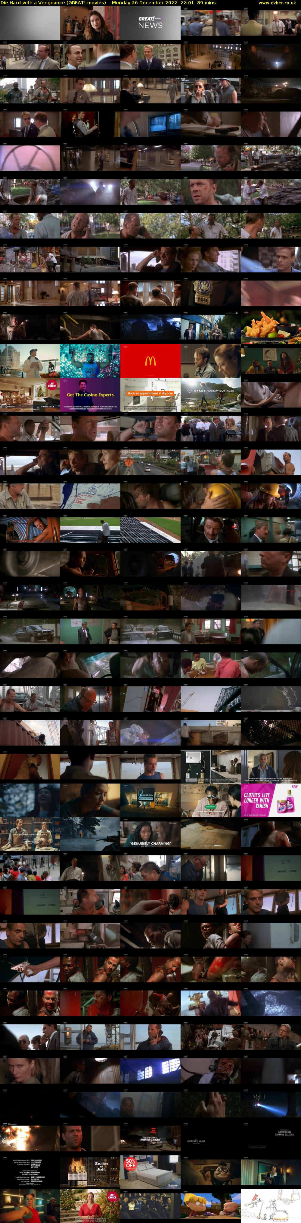 Die Hard with a Vengeance (GREAT! movies) Monday 26 December 2022 22:01 - 23:30