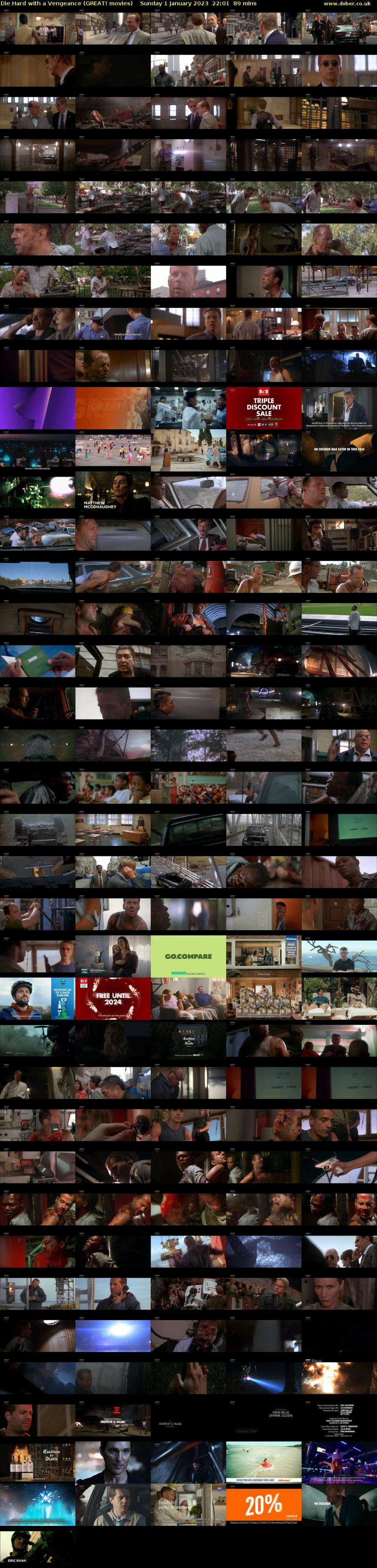 Die Hard with a Vengeance (GREAT! movies) Sunday 1 January 2023 22:01 - 23:30