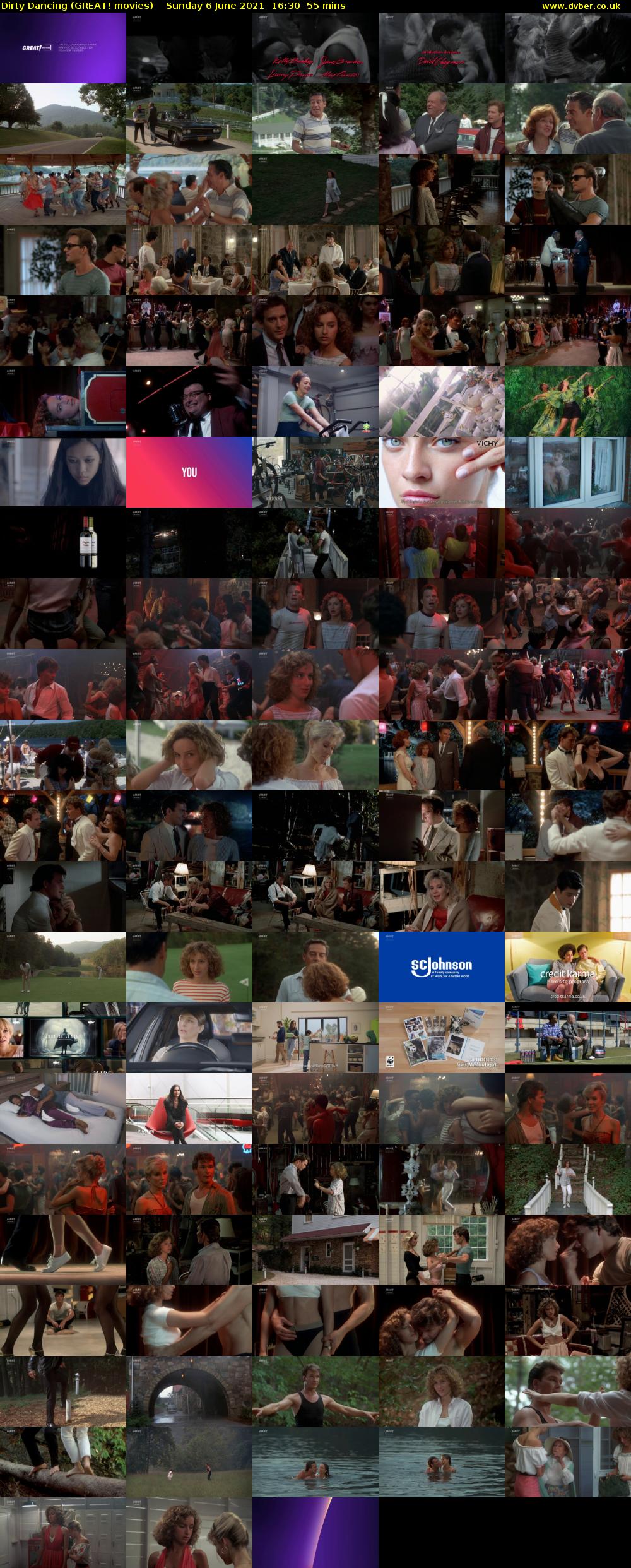 Dirty Dancing (GREAT! movies) Sunday 6 June 2021 16:30 - 17:25