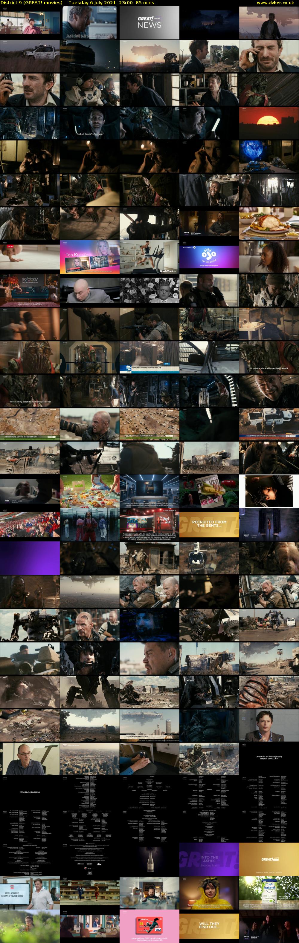 District 9 (GREAT! movies) Tuesday 6 July 2021 23:00 - 00:25