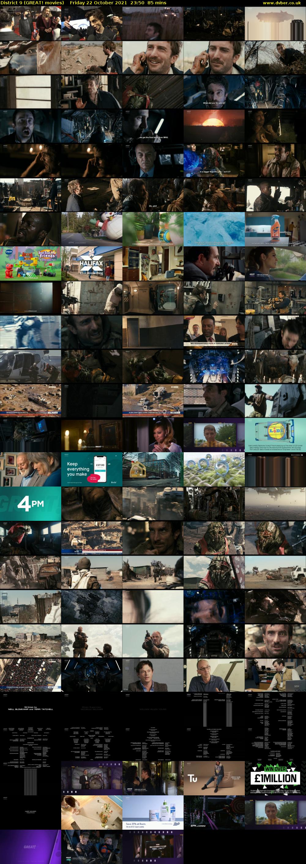District 9 (GREAT! movies) Friday 22 October 2021 23:50 - 01:15