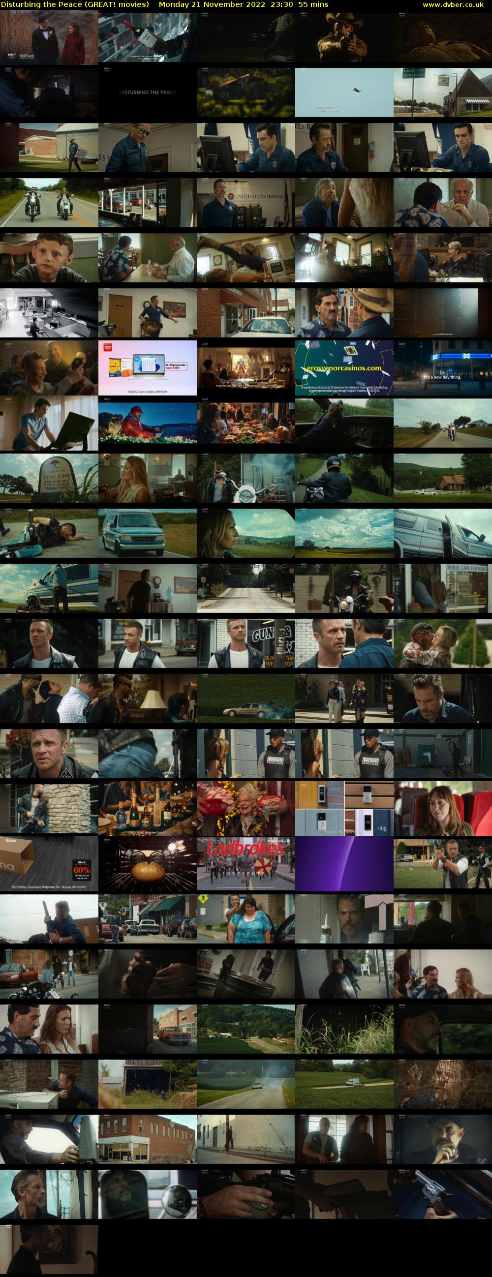 Disturbing the Peace (GREAT! movies) Monday 21 November 2022 23:30 - 00:25