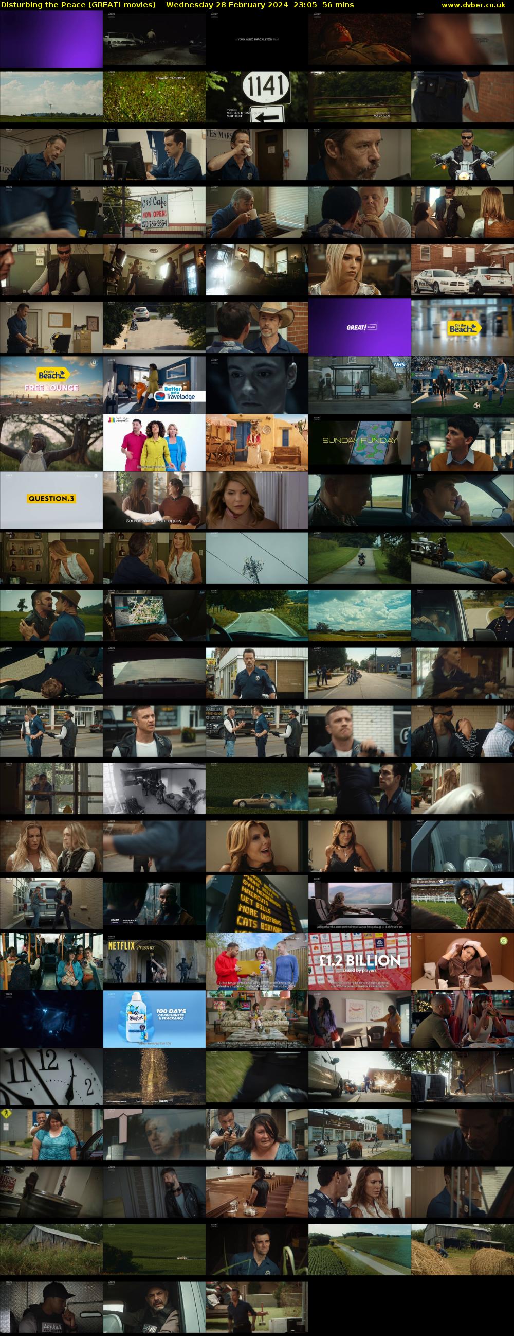 Disturbing the Peace (GREAT! movies) Wednesday 28 February 2024 23:05 - 00:01