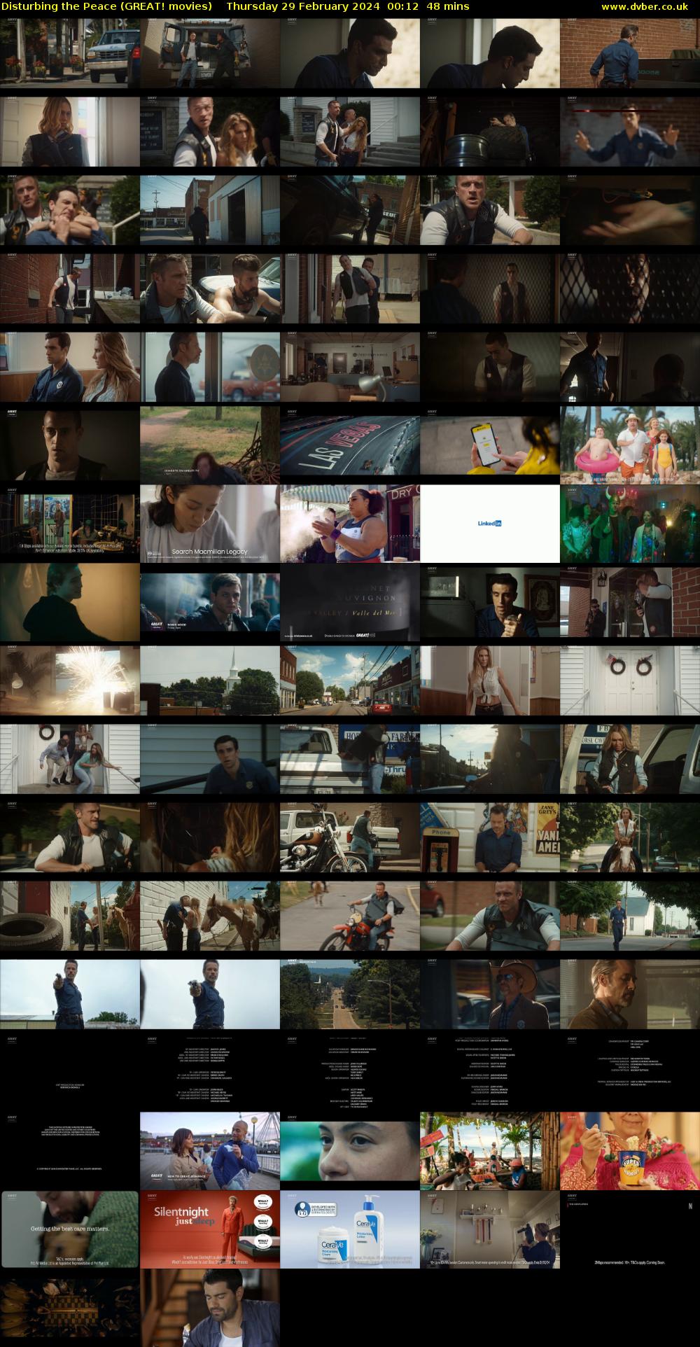 Disturbing the Peace (GREAT! movies) Thursday 29 February 2024 00:12 - 01:00